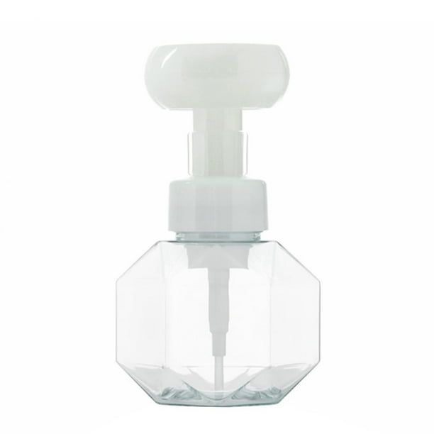 2 Pack 300ML Flower Foam Bottle Refillable Pump Soap Dispenser Bathroom Travel